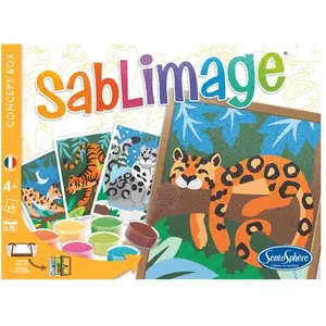 Comparateur de prix : SENTOSPHERE Jeu créatif SentoSphère Sablimage Concept Box Félins du Monde