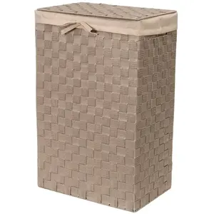 Panier à linge Compactor Rectangulaire pliable taupeVendu parrakuten