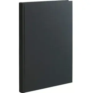 Le Dauphin Cahier 500 pages foliotées 35 x 23,50 x 3,50 cm Noir Toilé pas cher