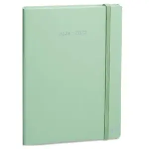 Agenda journalier Quo Vadis 2023 2024 Plan Note Pastel Vert pas cher