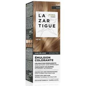 Comparateur de prix : Lazartigue Emulsion colorante 7.00 BLOND Coloration permanente - sans mélange - non éclaircissante