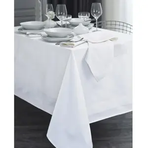CALITEX Nappe Festive, Blanc, Carrée 100x100 pas cher