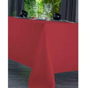 Nydel Nappe damassé Venezia (Rouge, Carré 160 x 160 cm) pas cher