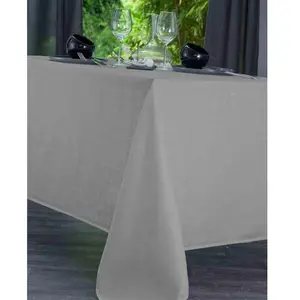 Nydel Nappe damassé Venezia (Blanc, Ovale 160 x 240 cm) pas cher