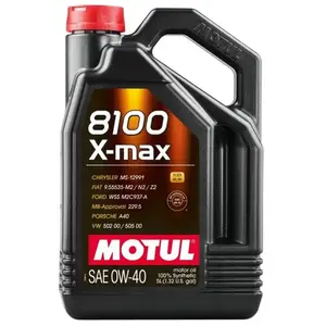 MOTUL 8100 X-Clean 5W40 Motorolie - 5LVendu parmotardinn