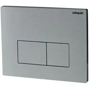 WIRQUIN Plaque de commande pour bâti chasse design alu brossé pas cher