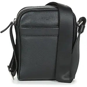 Sacoche - Le Tanneur - Charles - Cuir - Noir - 21x16x5,5 cm pas cher