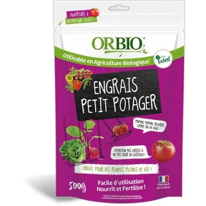 Engrais petit potager 500g Orbio pas cher