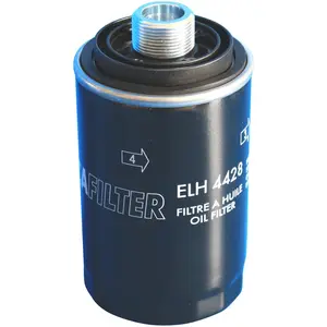 MECAFILTER Filtre à huile pour AUDI: TT, A5, A3, A4, Q3, A6, Q5, A8 & VOLKSWAGEN: Golf Cabriolet, Tiguan, Golf, Eos, Passat, Scirocco (Ref: ELH4428) pas cher