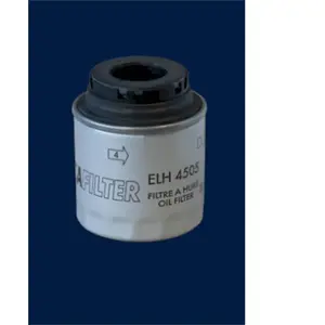 MECAFILTER Filtre à huile pour VOLKSWAGEN: Golf Cabriolet, Tiguan, Golf, Jetta, Eos, Passat, Scirocco, New Beetle, Polo, CC, Caddy (Ref: ELH4505) pas cher