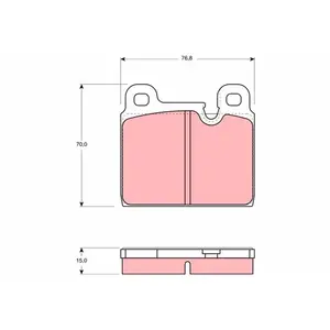 TRW Remblokken set pas cher