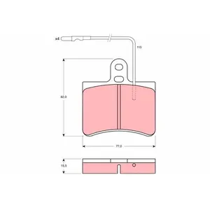 Comparateur de prix : Remblokken set GDB315 TRW