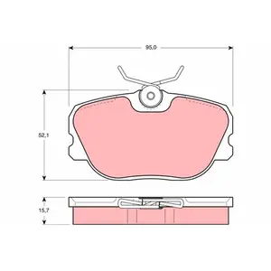 TRW Remblokken set pas cher