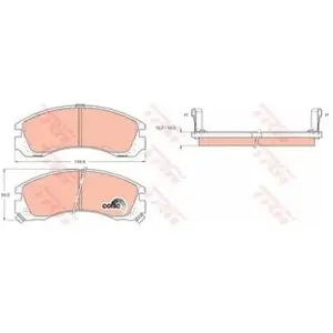 TRW Remblokken set pas cher