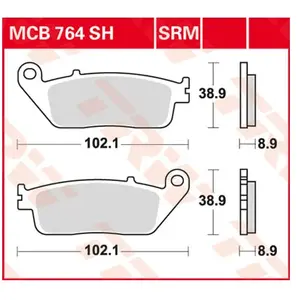 TRW Lucas Sintered voering MCB764SH pas cher