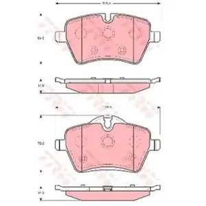 TRW Remblokken set pas cher