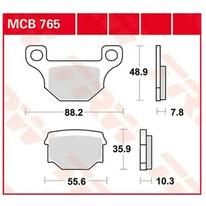 Comparateur de prix : TRW Lucas Remblok MCB765