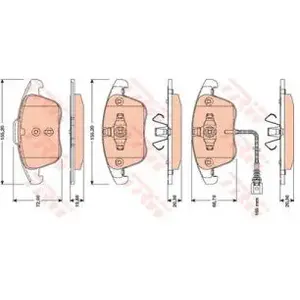 TRW Remblokken set pas cher