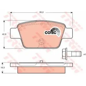 TRW Remblokken set pas cher