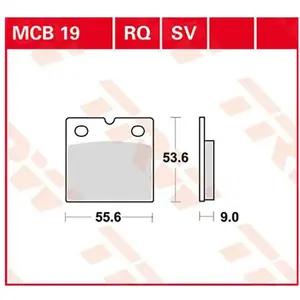 Comparateur de prix : TRW Lucas Remblok MCB19