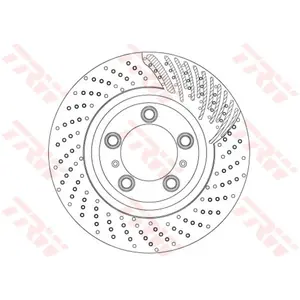 Remschijf DF6721S TRW pas cher