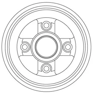 Remtrommel DB4477 TRW