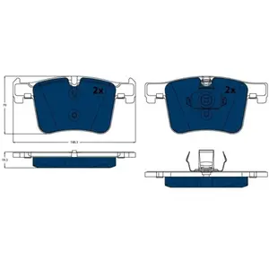 Comparateur de prix : TRW Plaquettes de frein X4 pour BMW: Série 3 (Ref: GDB1942BTE)
