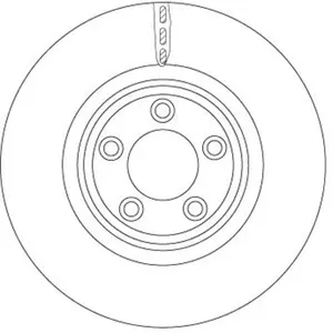 TRW Disques de frein pour JAGUAR: XJ, XF, XK, S-Type (Ref: DF6223S) pas cher