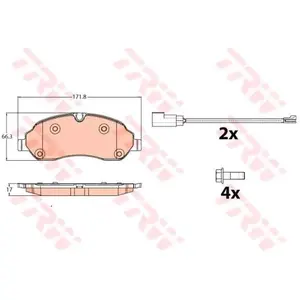 TRW Remblokken set pas cher