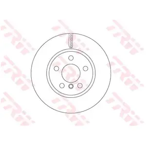 Remschijf DF6757 TRW pas cher