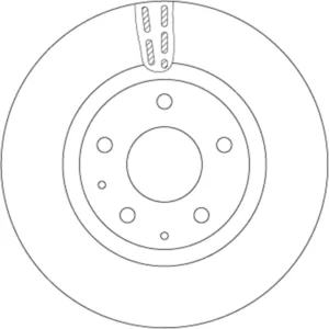 TRW Disques de frein pour MAZDA: 3, CX-30 (Ref: DF6575) pas cher