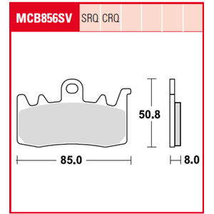 TRW Lucas Racing rubber MCB856CRQ pas cher