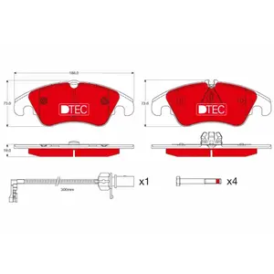 TRW Remblokken set pas cher