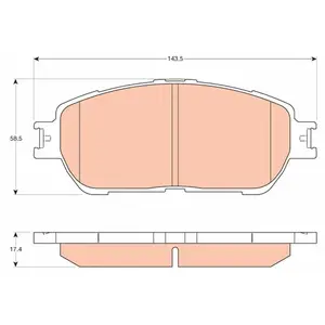 TRW Remblokken set pas cher
