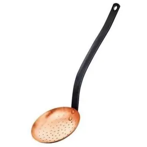 Ecumoire NATURE&SAVEURS cuivre manche fer plat pas cher