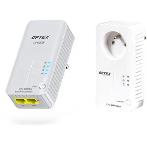 Optex Pack Prises CPL WIFI 600 MBPS - WEP WPA-PSK WPA2-PSK WPA-PSK/ WPA2-PSK Point d’Accès Wi-Fi pas cher