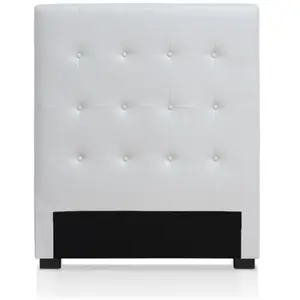 Tête de lit Luxor 90cm Blanc - MENZZO - Classique-chic - Elégance - Chic pas cher