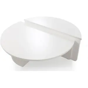 MENZZO Set de 2 tables basses design Glowik Blanc mat pas cher
