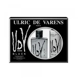 Ulric de Varens Geschenkset - UDV Black - Herenparfum 100ml & Deodoran... pas cher