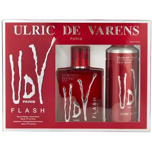 Ulric de Varens - UDV Flash - Geschenkset - Herenparfum 100ml & Deodorant 200ml