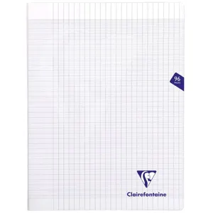 Cahier - CLAIREFONTAINE - MIMESYS - 24 x 32 cm - 96 pages - 90g - Séyès - Incolore pas cher