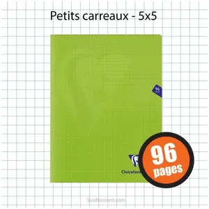 Clairefontaine 353362C Un Cahier Agrafé Mimesys Vert - 24x32 cm - 96 P... pas cher