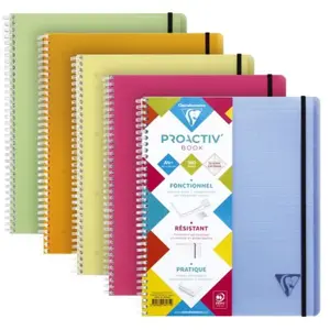 Clairefontaine CLAIRFTN PROACTIV'BOOK A4+ 160P SY+C pas cher