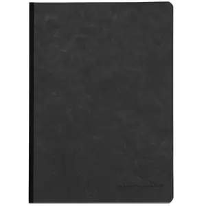 Carnet brochure Clairefontaine Age Bag A5 avec 192 pages lignées 14,8 x 21 cm Noir pas cher
