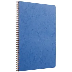 Clairefontaine 78592C Cahier à spirales quadrillé 21 x 29,7 (format A4) bleu pas cher