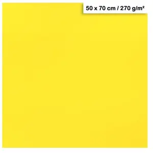 ClaireFontaine Cartoline Maya 270g 50x70 Jaune CitronVendu parrakuten