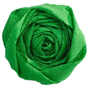 Clairefontaine Papier Crépon - Vert pré - 2,5 x 0,5 m pas cher