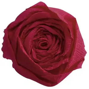 Clairefontaine Papier Crépon - Framboise - 2,5 x 0,5 m pas cher