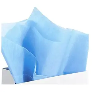 Clairefontaine Sachet de papier de soie 8F 0,75x0,50m bleu ciel pas cher