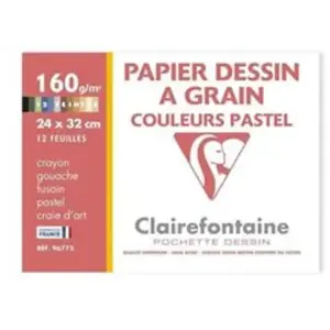 Clairefontaine CLAIRFTN P/12 FEUIL DES 24X32 ASS PAS pas cher